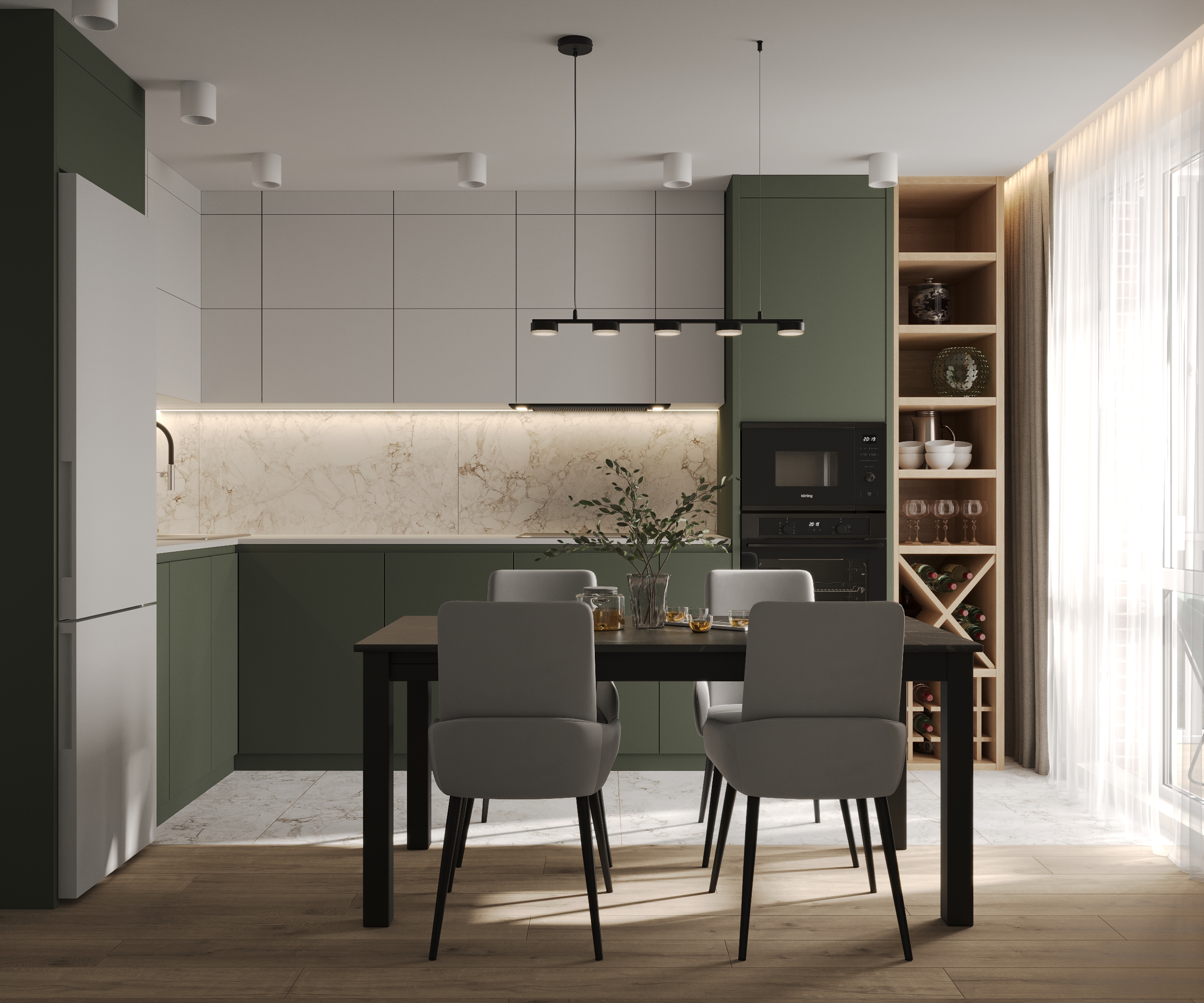 Эскизы и планы на рабочем столе дизайнера